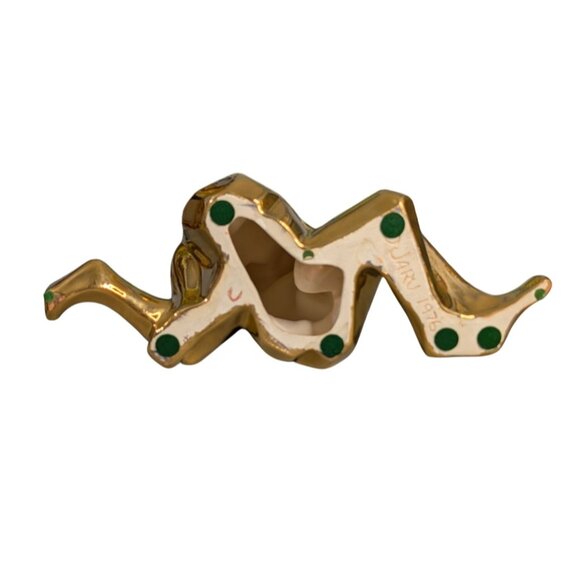 Jaru 1976 Gold Ceramic Lovers Sculpture - Picture 16 of 16